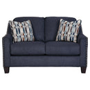 Creeal - Blue - Loveseat-Washburn's Home Furnishings