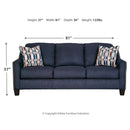 Creeal - Blue - Sofa-Washburn's Home Furnishings