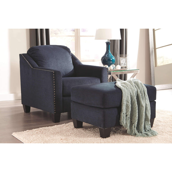 Creeal Heights - Ink - 2 Pc. - Chair With Ottoman-Washburn's Home Furnishings