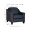 Creeal - Ink - Chair-Washburn's Home Furnishings