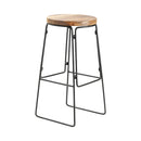 Crestview Grayson Round Barstool-Washburn's Home Furnishings