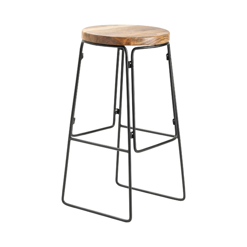 Crestview Grayson Round Barstool-Washburn's Home Furnishings