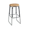 Crestview Grayson Round Barstool-Washburn's Home Furnishings