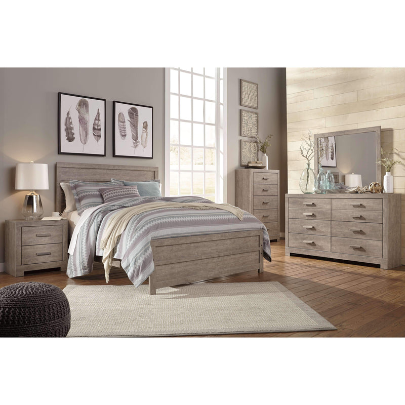 Culverbach - Gray - King Panel Bed-Washburn's Home Furnishings