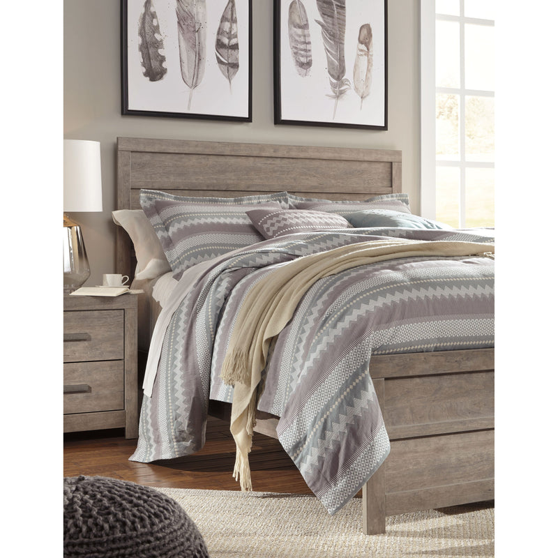 Culverbach - Gray - King Panel Bed-Washburn's Home Furnishings