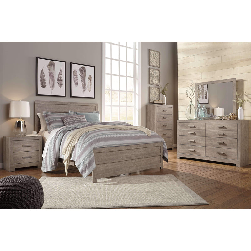 Culverbach - Gray - Queen Panel Bed-Washburn's Home Furnishings