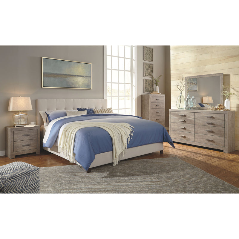 Culverbach - Gray - Two Drawer Night Stand-Washburn's Home Furnishings