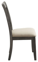 Curranberry - Metallic Gray - Dining Uph Side Chair (2/cn)-Washburn's Home Furnishings