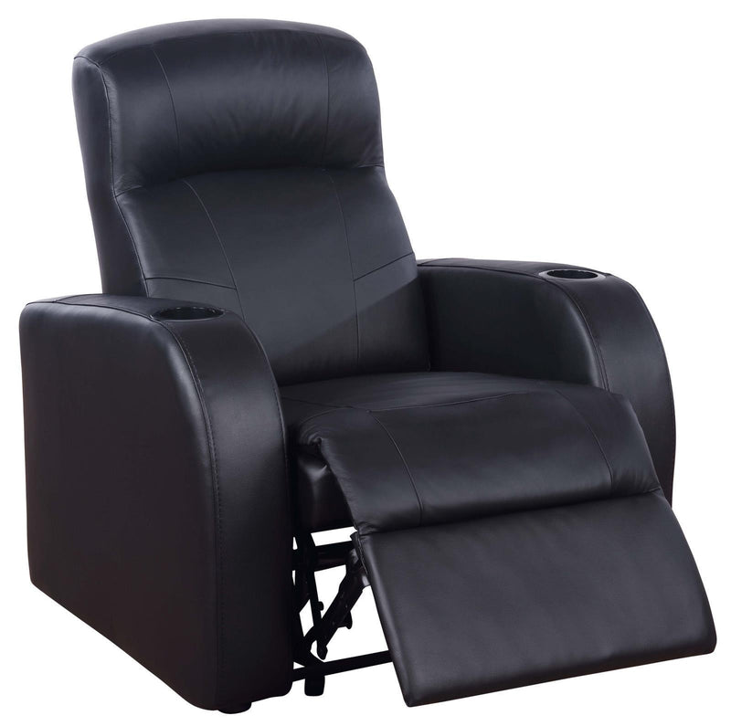 Cyrus - Home Theater Recliner - Black-Washburn's Home Furnishings