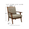 Dahra - Jute - Accent Chair-Washburn's Home Furnishings