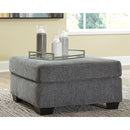 Dalhart - Charcoal - Oversized Accent Ottoman-Washburn's Home Furnishings