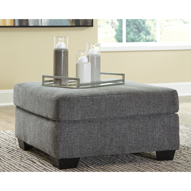 Dalhart - Charcoal - Oversized Accent Ottoman-Washburn's Home Furnishings