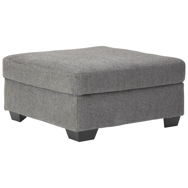 Dalhart - Charcoal - Oversized Accent Ottoman-Washburn's Home Furnishings