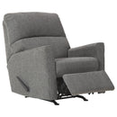 Dalhart - Charcoal - Rocker Recliner-Washburn's Home Furnishings