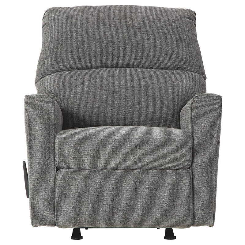 Dalhart - Charcoal - Rocker Recliner-Washburn's Home Furnishings