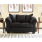 Darcy - Black - Loveseat-Washburn's Home Furnishings