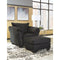 Darcy - Black - Ottoman-Washburn's Home Furnishings