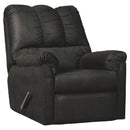 Darcy - Black - Rocker Recliner-Washburn's Home Furnishings