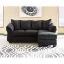 Darcy - Black - Sofa Chaise-Washburn's Home Furnishings