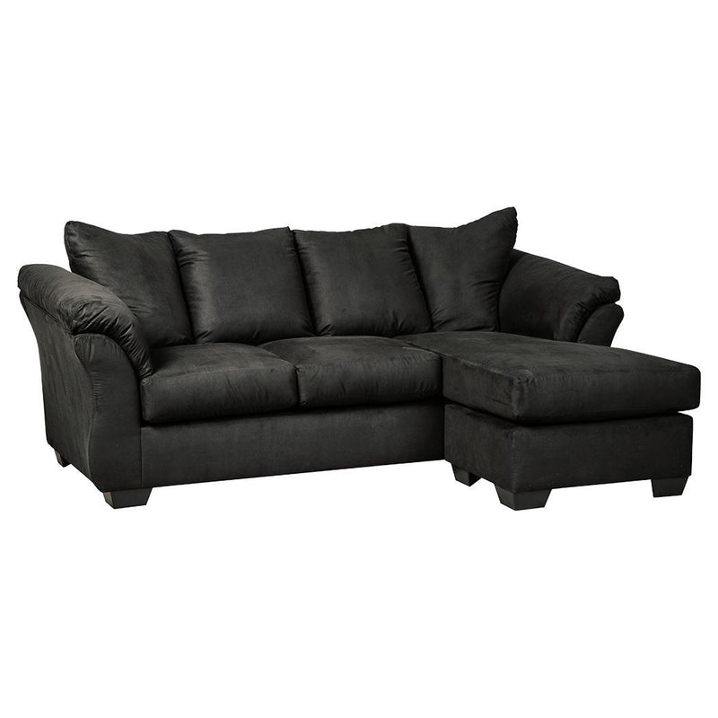 Darcy - Black - Sofa Chaise-Washburn's Home Furnishings