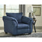 Darcy - Blue - 2 Pc. - Chair With Ottoman-Washburn's Home Furnishings