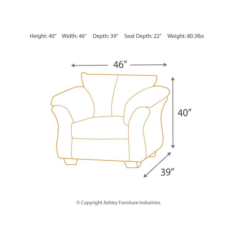 Darcy - Cobblestone - Chair-Washburn's Home Furnishings