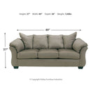 Darcy - Light Gray - Sofa-Washburn's Home Furnishings