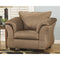 Darcy - Mocha - 2 Pc. - Chair With Ottoman-Washburn's Home Furnishings