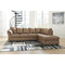 Darcy - Mocha - Left Arm Facing Sofa 2 Pc Sectional-Washburn's Home Furnishings