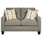 Daylon - Graphite - Loveseat-Washburn's Home Furnishings