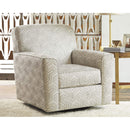 Daylon - Graphite - Swivel Accent Chair-Washburn's Home Furnishings