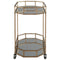 Daymont - Gold Finish - Bar Cart-Washburn's Home Furnishings