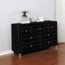 Deanna Bedroom - Dresser - Black-Washburn's Home Furnishings