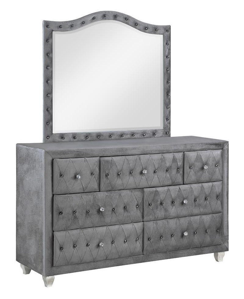 Deanna Bedroom - Dresser - Gray-Washburn's Home Furnishings