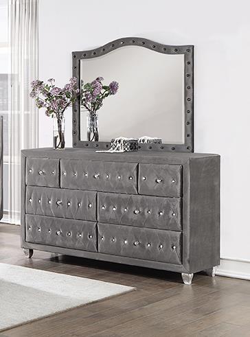 Deanna Bedroom - Dresser - Gray-Washburn's Home Furnishings