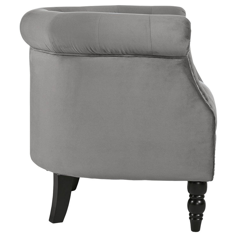 Deaza - Gray - Accent Chair-Washburn's Home Furnishings