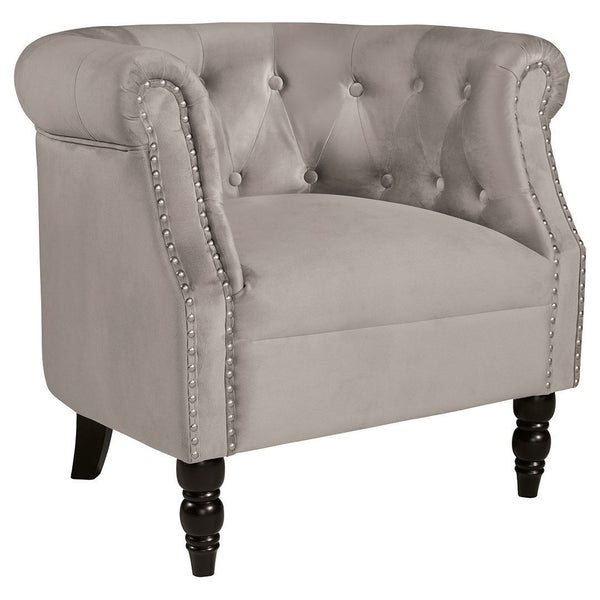 Deaza - Taupe - Accent Chair-Washburn's Home Furnishings