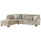 Decelle - Putty - Left Arm Facing Chaise 2 Pc Sectional-Washburn's Home Furnishings