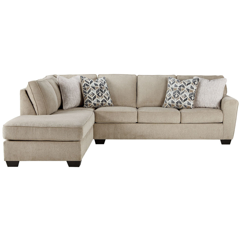 Decelle - Putty - Left Arm Facing Chaise 2 Pc Sectional-Washburn's Home Furnishings