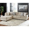 Decelle - Putty - Left Arm Facing Chaise 2 Pc Sectional-Washburn's Home Furnishings