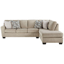 Decelle - Putty - Left Arm Facing Sofa 2 Pc Sectional-Washburn's Home Furnishings