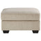 Decelle - Putty - Oversized Accent Ottoman-Washburn's Home Furnishings