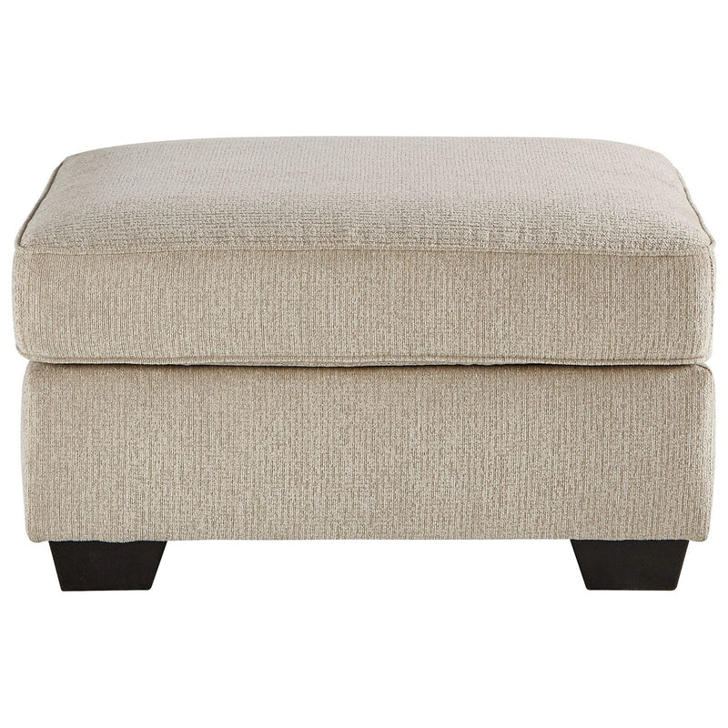 Decelle - Putty - Oversized Accent Ottoman-Washburn's Home Furnishings