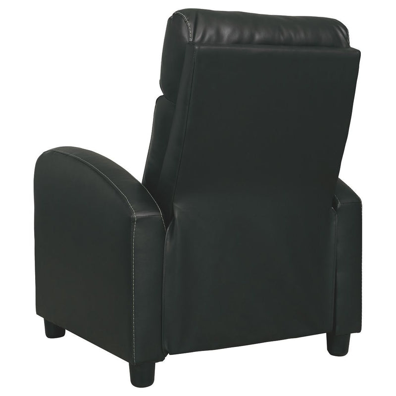 Declo - Black - Low Leg Recliner-Washburn's Home Furnishings