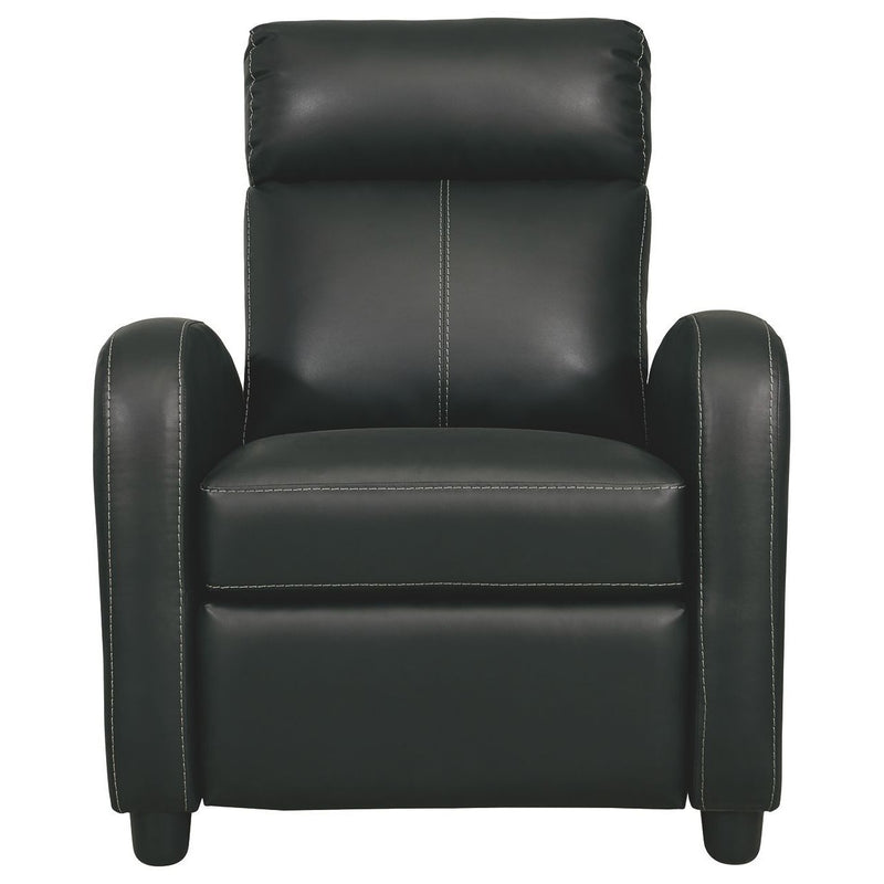 Declo - Black - Low Leg Recliner-Washburn's Home Furnishings