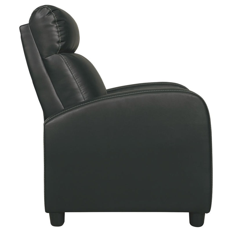 Declo - Black - Low Leg Recliner-Washburn's Home Furnishings