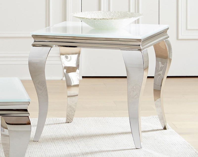 Delilah - End Table - White-Washburn's Home Furnishings