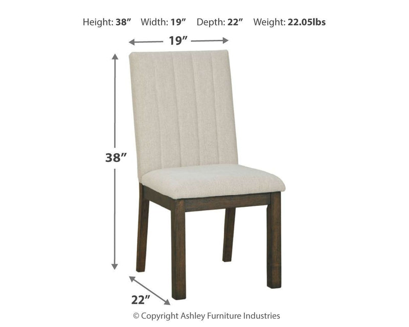 Dellbeck - Beige - Dining Chair (set Of 2)-Washburn's Home Furnishings