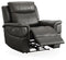 Dendron - Charcoal - Zero Wall Power Recliner-Washburn's Home Furnishings