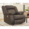 Denoron - Chocolate - Power Rocker Recliner-Washburn's Home Furnishings